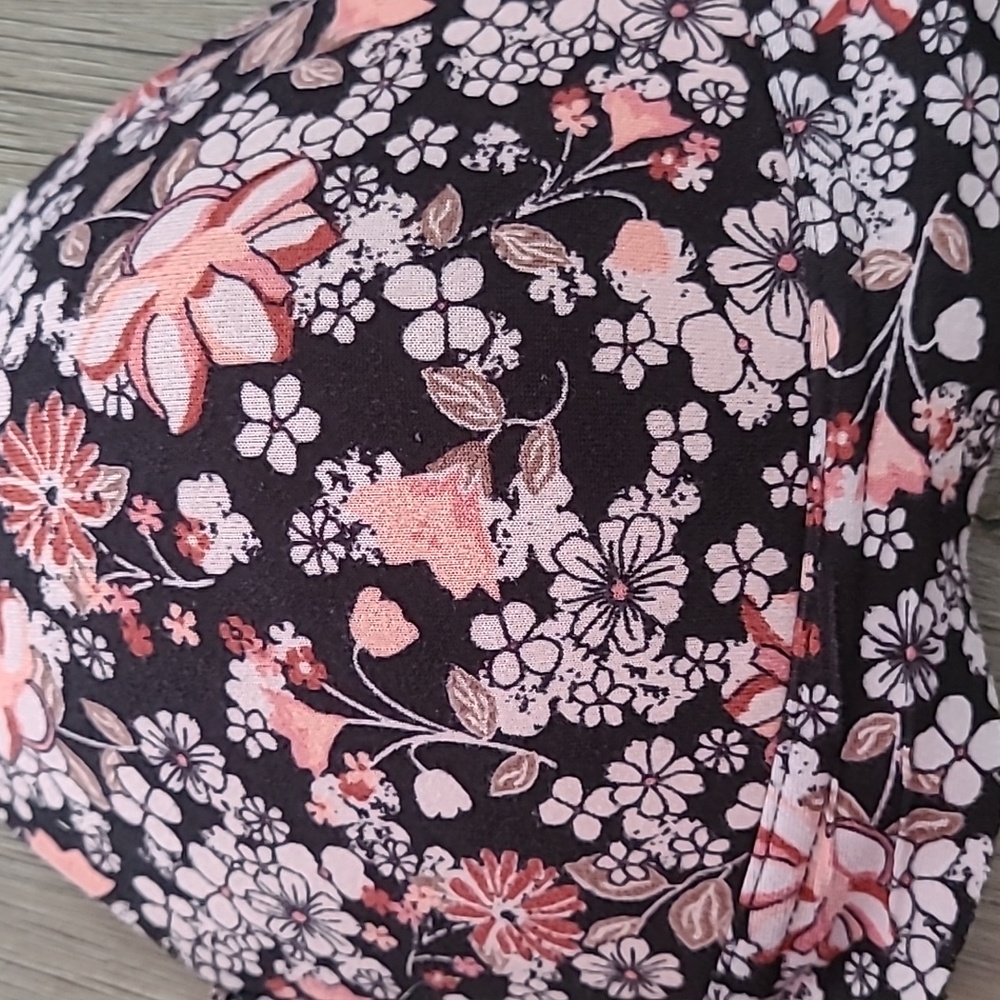 Kensie Lightly Padded Size 36D Floral Print Bra - Picture 2 of 5